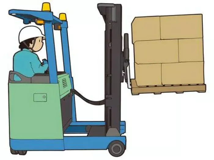 リーチリフト作業/２交替勤務