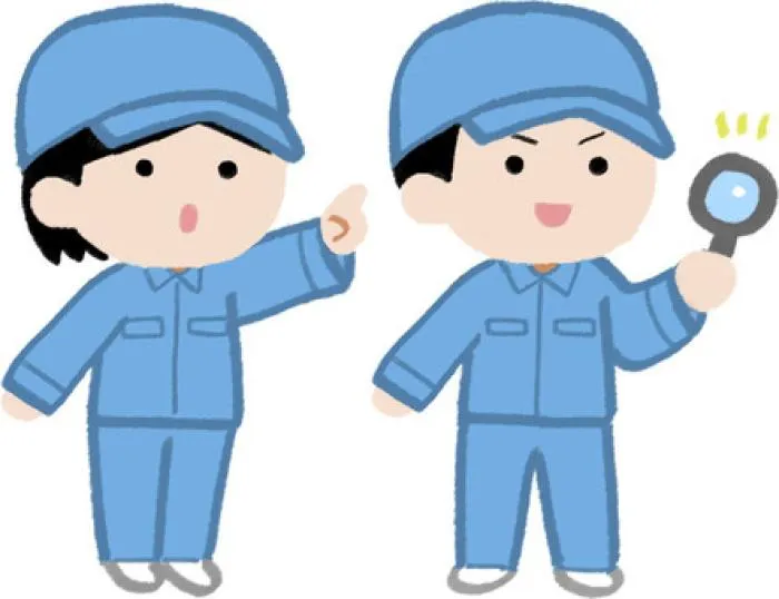 製品チェック作業／女性活躍中